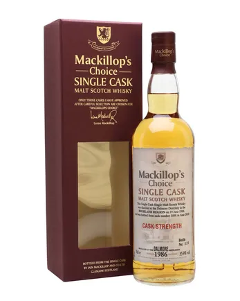 Dalmore 1986 23 jaar oud Cask #3098 Mackillop's Mackillop's Choice