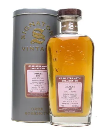 Dalmore 1990 17 jaar oud Signatory Cask Strength Collection