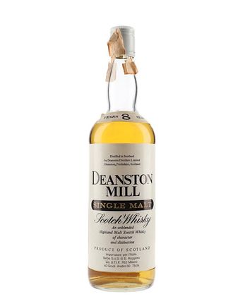 Deanston Mill 8 jaar oud Bottled 1980s