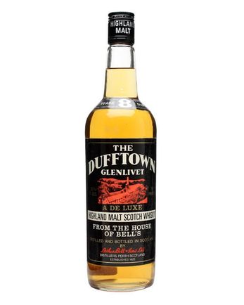 Dufftown 8 jaar oud Black Red Label Bottled 1970s