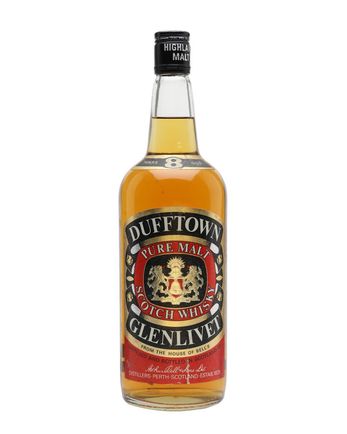 Dufftown Glenlivet 8 jaar oud Bottled 1980's 100cl