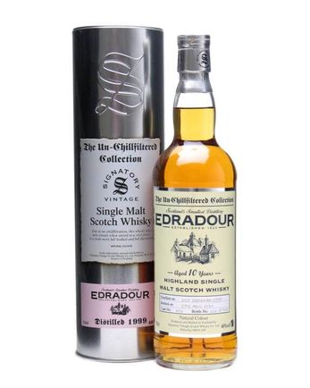 Edradour 1999 10 jaar oud Un chillfiltered Signatory