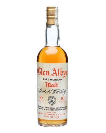 Glen Albyn 10 jaar oud Bottled 1970's 75cl