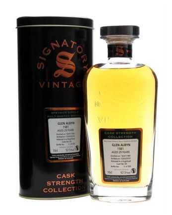 Glen Albyn 1981 29 jaar oud Cask #50 Signatory Cask Strength Collection