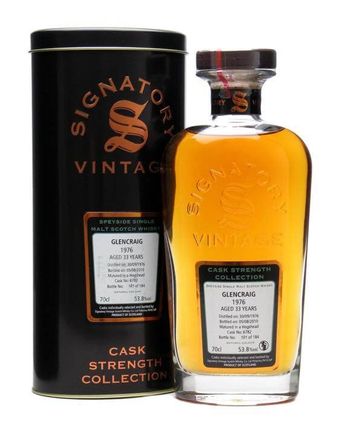 Glencraig 1976 33 jaar oud Cask #6782 Signatory Cask Strength Collection