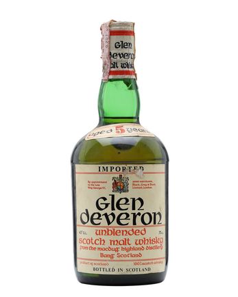 Glen Deveron 5 jaar oud Bottled 1960s