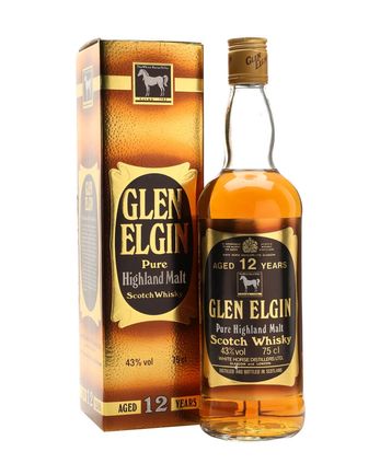Glen Elgin 12 jaar oud Bottled 1980s 75cl