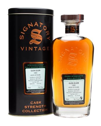Glen Elgin 1991 20 jaar oud Sherry Butt #2325 Signatory Cask Strength Collection