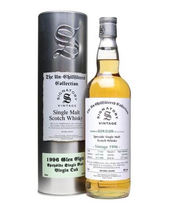 Glen Elgin 1996 12 jaar oud Virgin Oak Signatory Un-Chillfiltered Collection