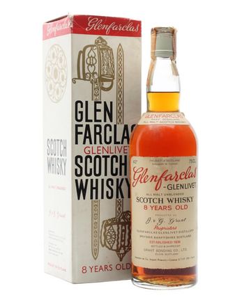 Glenfarclas Glenlivet 8 jaar oud Bottled 1980's