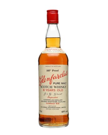 Glenfarclas 8 jaar oud 105' White Label Bottled 1980s