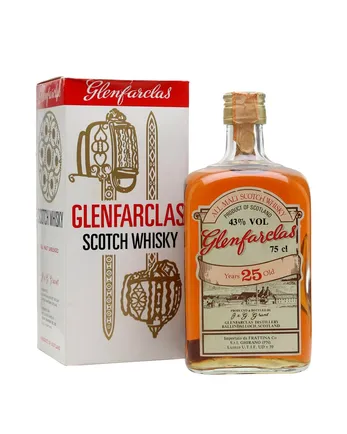 Glenfarclas 25 jaar oud Bottled 1970's