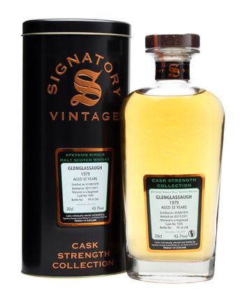 Glenglassaugh 1979 32 jaar oud Cask #1545 Signatory Cask Strength Collection