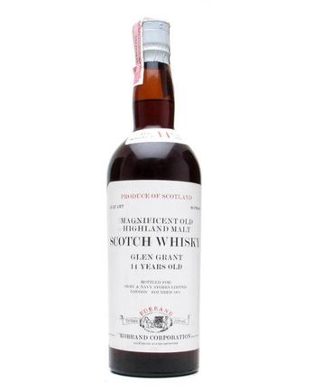 Glen Grant 14 jaar oud Army Navy Stores Bottled 1960's Independent Bottling