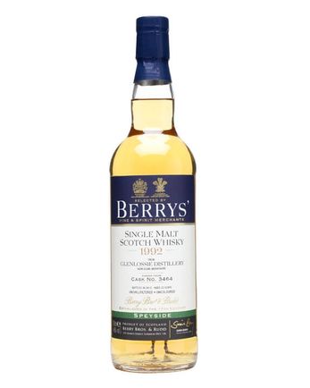 Glenlossie 1992 20 jaar oud Cask #3464 Berry Bros and Rudd