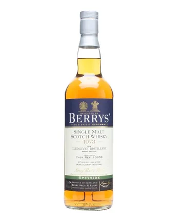 Glenlivet 1973 38 jaar oud Cask #10658 Berry Bros and Rudd
