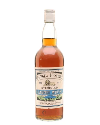 Glenlivet 8 jaar oud Smith's Label Bottled 1960s Gordon & Macphail