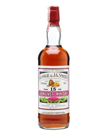 Glenlivet 15 jaar oud Sherry Cask Bottled 1970s Gordon & Macphail