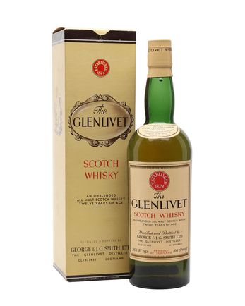Glenlivet 12 jaar oud Bottled 1960s