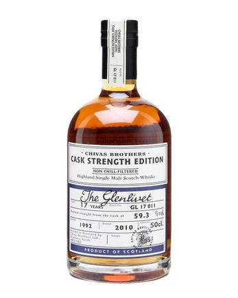 Glenlivet 1992 17 jaar oud Cask Strength