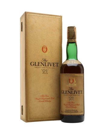 Glenlivet 21 jaar oud Bottled 1980's