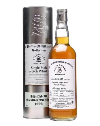 Glenlivet 1995 15 jaar oud Sherry Butt #144357 Signatory Un-Chillfiltered Collection