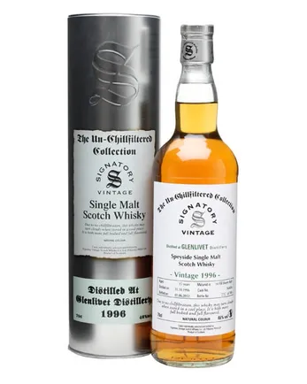 Glenlivet 1996 15 jaar oud Sherry Butt #163416 Signatory Un-Chillfiltered Collection