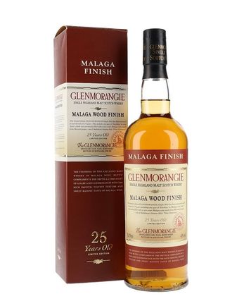 Glenmorangie 25 jaar oud Malaga Wood 75cl