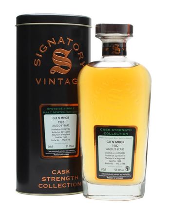 Glen Mhor 1982 29 jaar oud Cask #1604 Signatory Cask Strength Collection