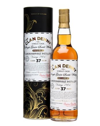 Cameronbridge 1974 37 jaar oud Bourbon Cask HH7251 Clan Denny