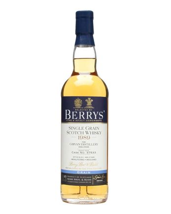 Girvan 1989 22 jaar oud Cask #37533 Berry Bros & Rudd
