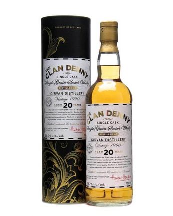 Girvan 1990 20 jaar oud Clan Denny Single Grain Douglas Laing