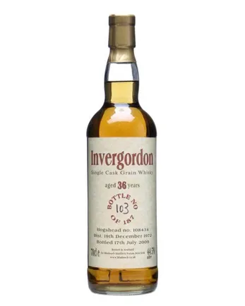 Invergordon 1972 Single Grain 36 jaar oud Bladnoch Forum
