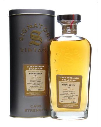 North British 1991 17 jaar oud Californian Sherry Cask Signatory
