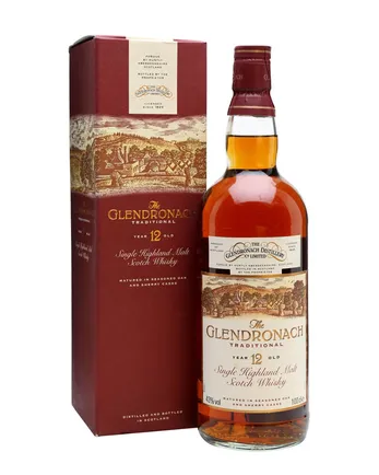 Glendronach 12 jaar oud Traditional Bottled 1980s
