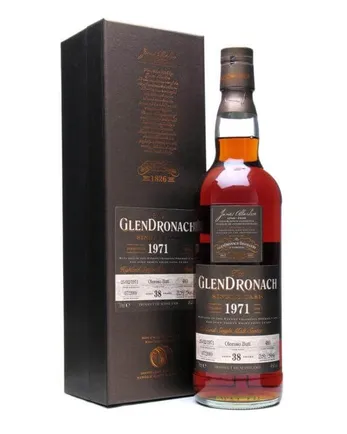 Glendronach 1971 38 jaar oud Oloroso Sherry Butt