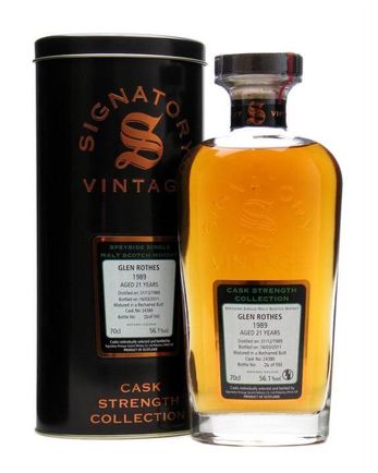 Glenrothes 1989 21 jaar oud Cask #24380 Signatory