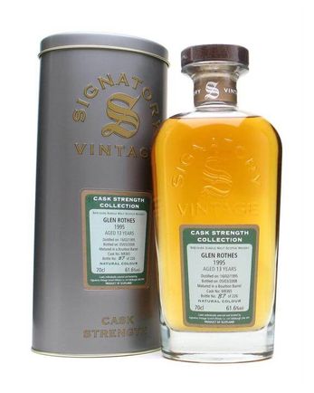 Glenrothes 1995 13 jaar oud Signatory Cask Strength Collection