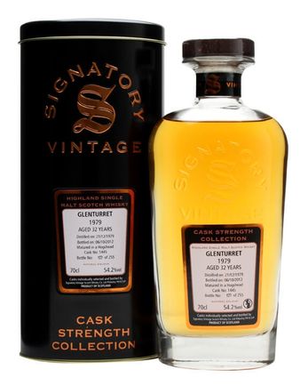 Glenturret 1979 32 jaar oud Cask #1445 Signatory Cask Strength Collection