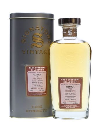 Glenugie 1977 30 jaar oud Signatory Cask Strength Collection