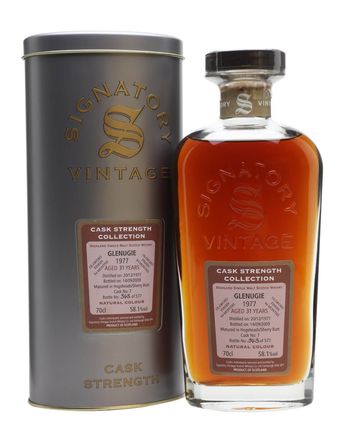 Glenugie 1977 31 jaar oud Oloroso Finish Signatory Cask Strength Collection