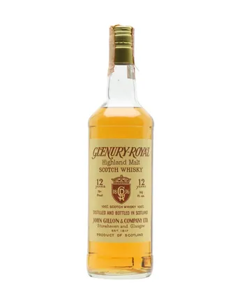 Glenury Royal 12 jaar oud John Gillon Bottled 1980s