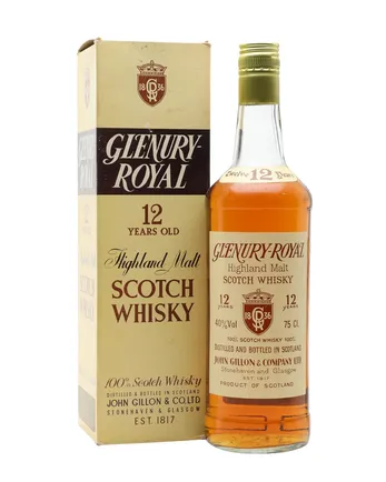 Glenury Royal 12 jaar oud Bottled 1970s