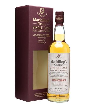 Highland Park 1991 10 jaar oud Cask #8091 Mackillop's Choice