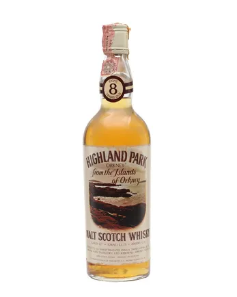 Highland Park 8 jaar oud Bottled 1960s