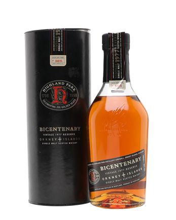 Highland Park 1977 21 jaar oud Bicentenary