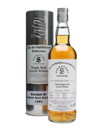 Highland Park 1991 20 jaar oud Cask #15118 Signatory Un-Chillfiltered Collection