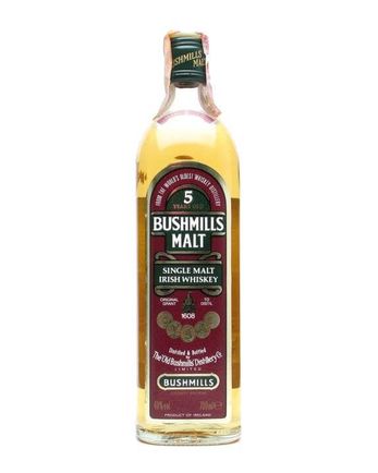Bushmills 5 jaar oud Bottled 1990's