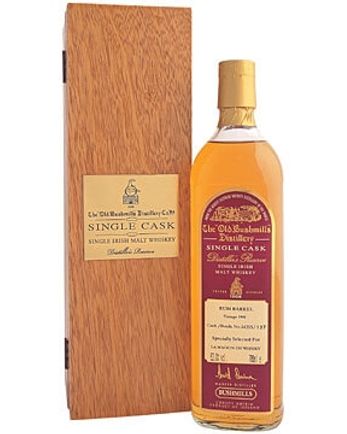 Bushmills 1988 14 jaar oud Rum Barrel