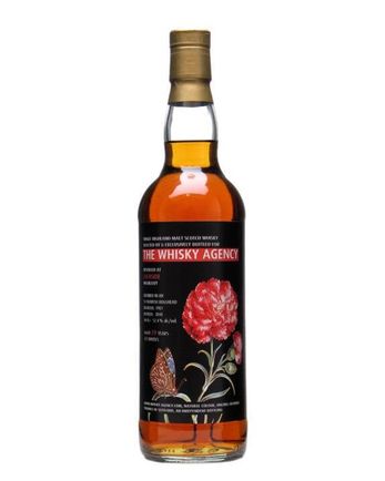 Lochside 1981 29 jaar oud The Whisky Agency flowers label